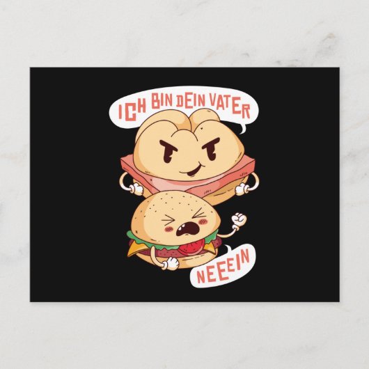 Leberkase-burger Briefkaart (Voorkant)