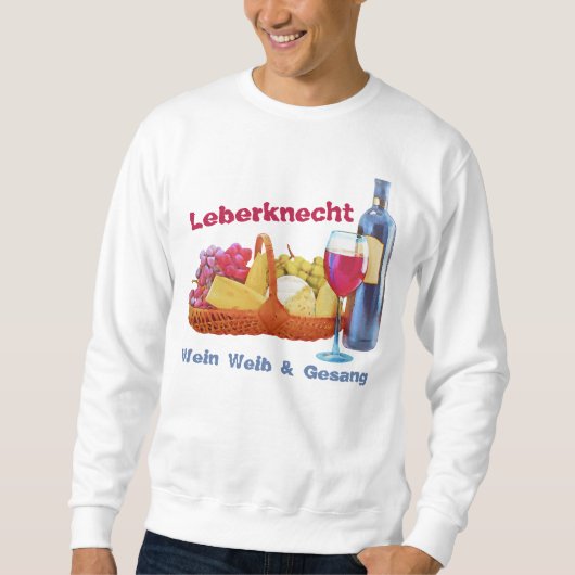 Leberknecht Wein Party Trui (Voorkant)