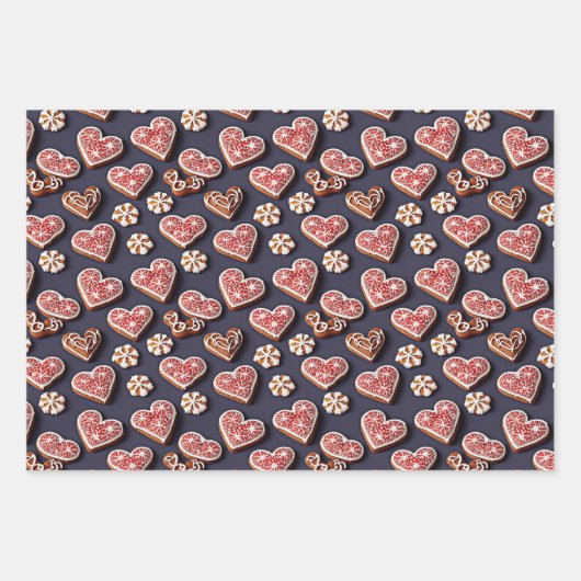 Lebkuchen, Duits kerstontbijt Inpakpapier Vel (Voorkant 2)