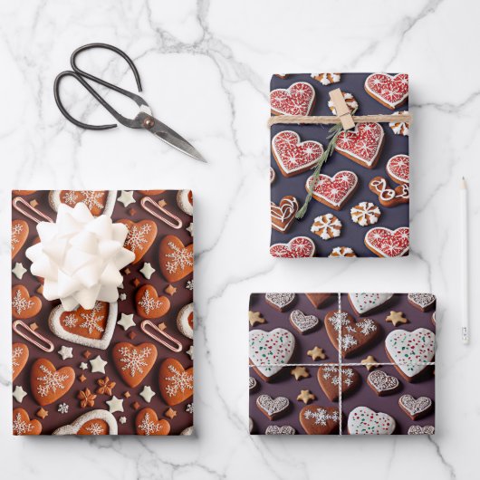 Lebkuchen, Duits kerstontbijt Inpakpapier Vel (Voorkant)