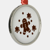 Lebkuchen kerstkoekjes metalen ornament (Rechts)