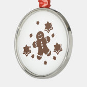 Lebkuchen kerstkoekjes metalen ornament (Links)