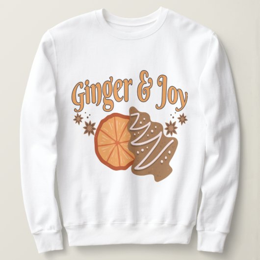 Lebkuchenmann Ginger Joy Weihnachten Trui (Design voorkant)