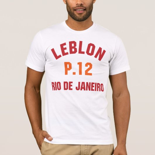 Leblon Posto 12 Rio de Janeiro T-shirt (Voorkant)