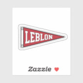 Leblon, Rio de Janeiro wimpel Sticker (Vel)