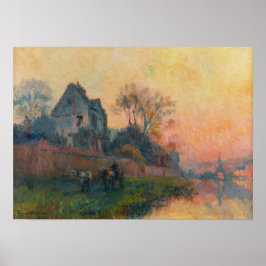 Lebourg - Bords de Seine à Chatou Poster