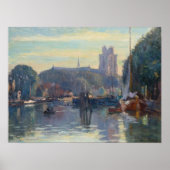 Lebourg - Cathedrale de Dordrecht Poster (Voorkant)