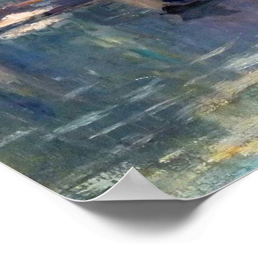 Lebourg - Cathedrale de Dordrecht Poster (Hoek)