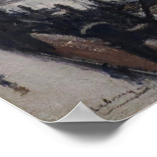 Lebourg - De haven van Antwerpen Poster (Hoek)