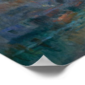 Lebourg - De Marie Bridge bij zonsondergang Poster (Hoek)