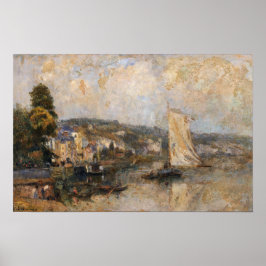 Lebourg - De Seine bij La Bouille omgeving van... Poster