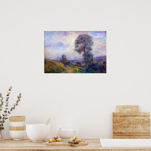 Lebourg - Mont Gargan Rouen Poster (Keuken)