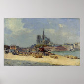 Lebourg - Notre Dame Parijs 1897 Poster (Voorkant)