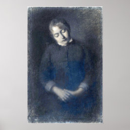 Lebourg - Portret van de vrouw van de kunstenaar A Poster