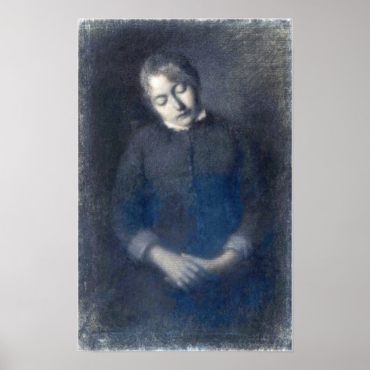 Lebourg - Portret van de vrouw van de kunstenaar A Poster (Voorkant)