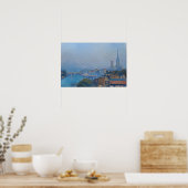 Lebourg - Rouen de Seine en de kathedraal Poster (Keuken)