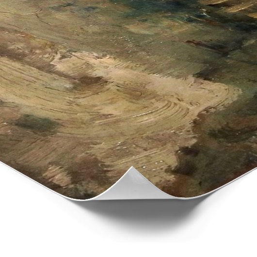 Lebourg - Straat in Algiers Poster (Hoek)