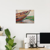 Lebourg - Vissersboot op de oever Poster (Thuiskantoor)