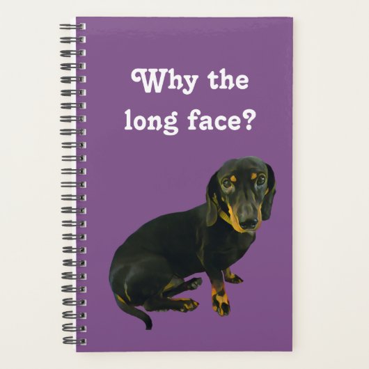 LeBron de Dachshund Planner-laptop Planner (Voorkant)