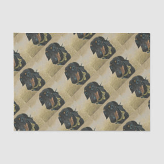 LeBron de Dachshund Wrapping paper. Tissuepapier