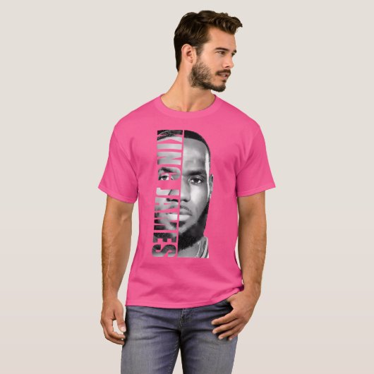 Lebron James - King James T-shirt (Voorkant volledig)