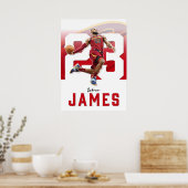 lebron james, nba, basketbal, king james, slam du poster (Keuken)
