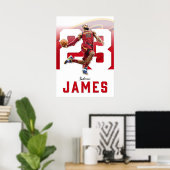 lebron james, nba, basketbal, king james, slam du poster (Thuiskantoor)