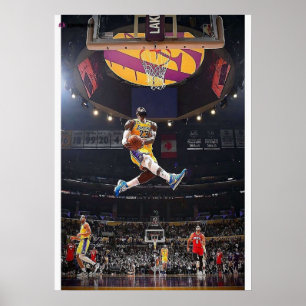 LeBron James, NBA, basketbal, King James, Slam du Poster