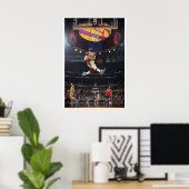 LeBron James, NBA, basketbal, King James, Slam du Poster (Thuiskantoor)
