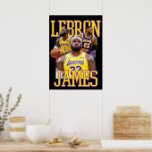 lebron james, nba, basketbal, king james, slam du poster (Keuken)