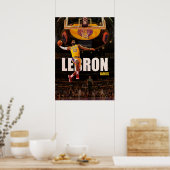 lebron james, nba, basketball, king james, slam du poster (Keuken)
