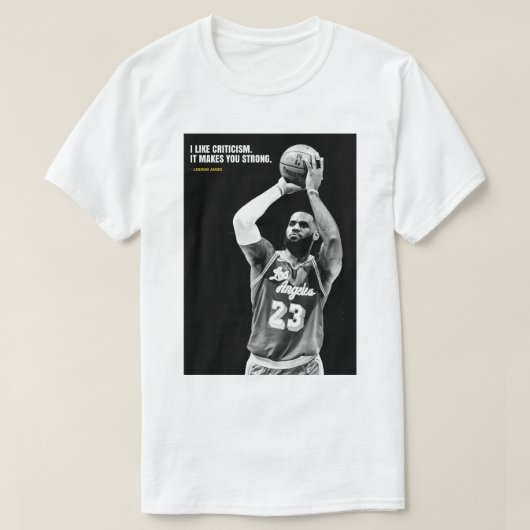 Lebron James quotes T-Shirt (Design voorkant)