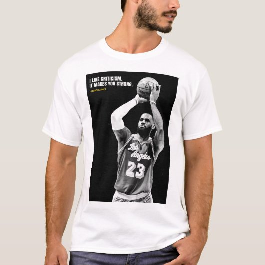 Lebron James quotes T-Shirt (Voorkant)