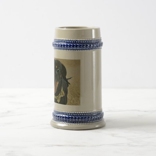 LeBron the Dachshund Beer Stein Bierpul (Center)