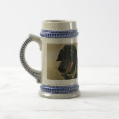 LeBron the Dachshund Beer Stein Bierpul (Links)