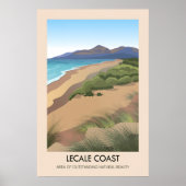 Lecale Coast AONB Reisposter Poster (Voorkant)