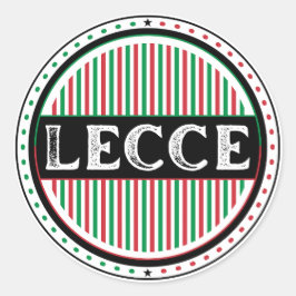 Lecce City Pride Embleem – Italiaanse identiteit Ronde Sticker