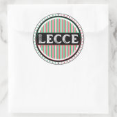 Lecce City Pride Embleem – Italiaanse identiteit Ronde Sticker (Tas)
