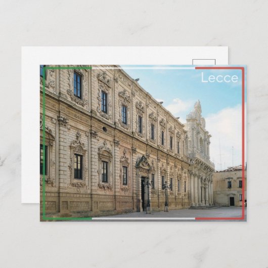 Lecce - Italië Briefkaart (Voorkant / Achterkant)