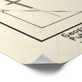  Lecce Italië Map (1943) Poster (Hoek)