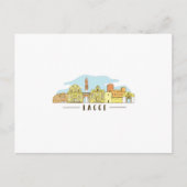 Lecce Skyline Briefkaart (Voorkant)