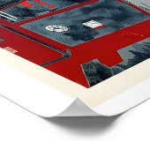 Lech am Arlberg Austria Vintage Ski Poster (Hoek)