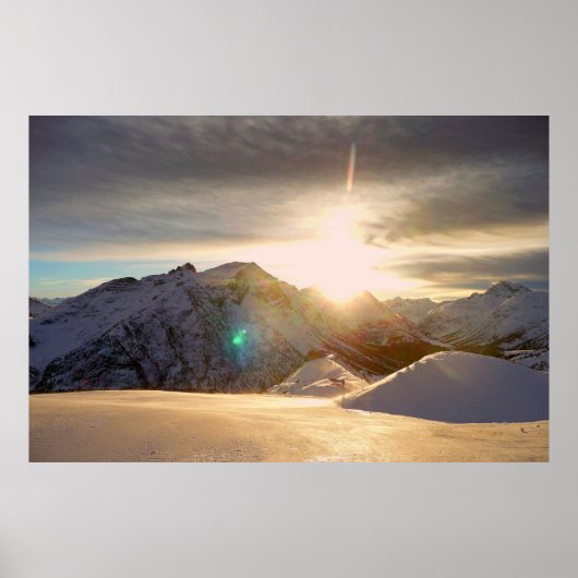 Lech am Arlberg Austrian Alps Austria Photo Print (Voorkant)