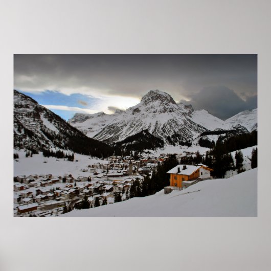 Lech am Arlberg Austrian Alps Austria Photo Print (Voorkant)