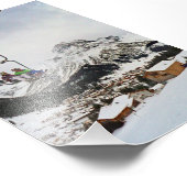 Lech am Arlberg Austrian Alps Oostenrijk Foto Afdruk (Hoek)