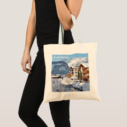 Lech am Arlberg in Austria Photo Souvenir Tote Bag (Voorkant (product))
