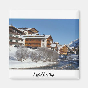 Lech am Arlberg in Austria Souvenir Magneet