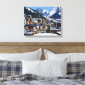 Lech am Arlberg in Oostenrijk Canvas Afdruk (Insitu (Slaapkamer))