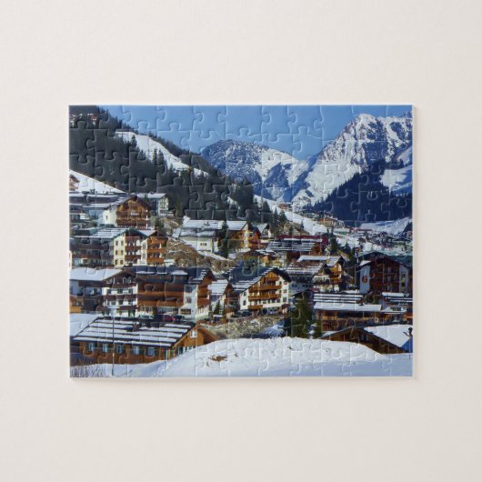 Lech am Arlberg in Oostenrijk - Puzzel (Horizontaal)
