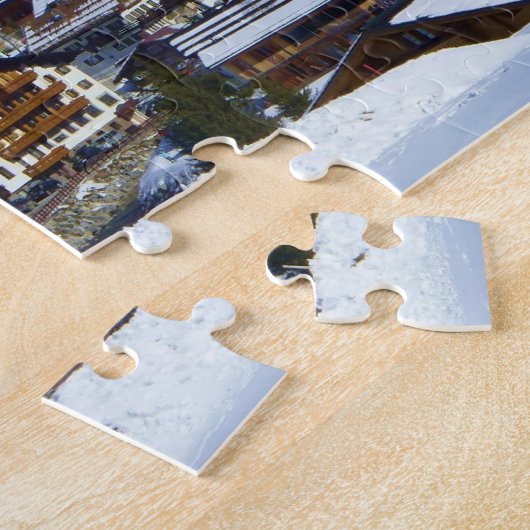 Lech am Arlberg in Oostenrijk - Puzzel Legpuzzel (Zijkant)